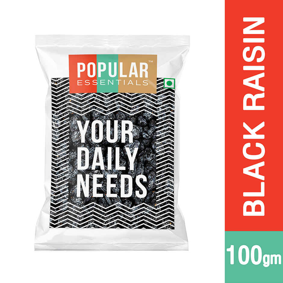 Popular Essentials Black Raisins Seedless