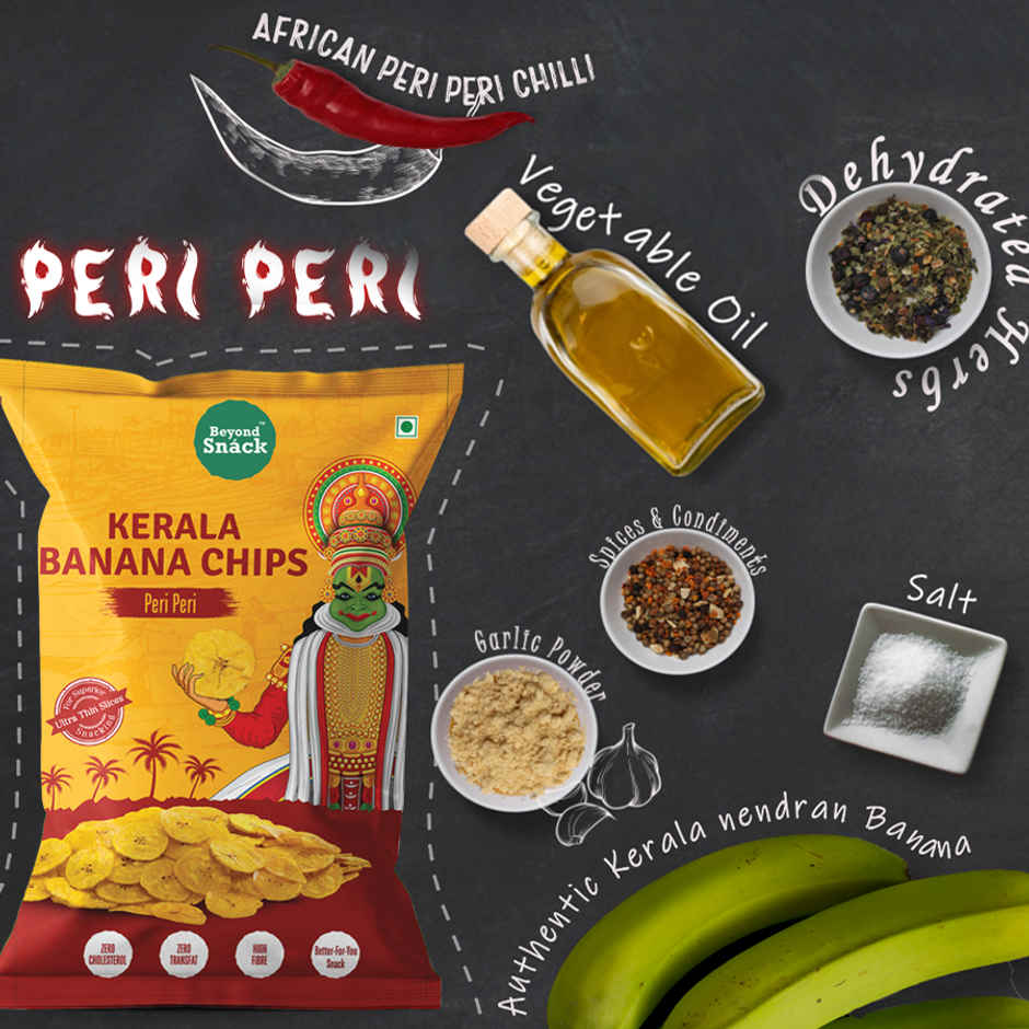 Beyond Snack Kerala Banana Chips - Peri Peri Combo