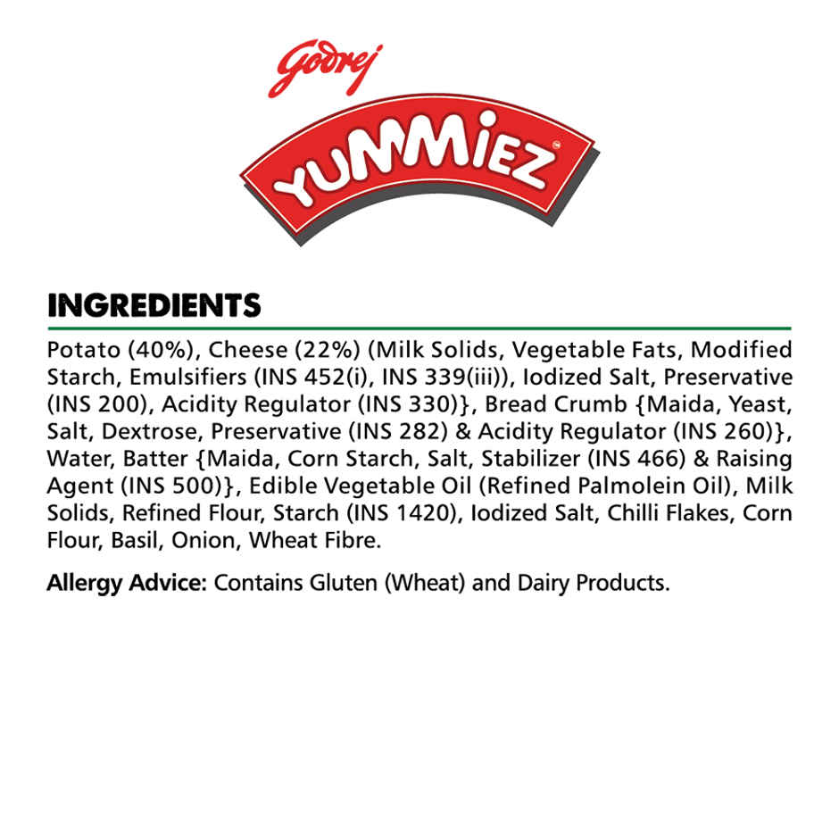 Godrej Yummiez Potato Cheese Bites