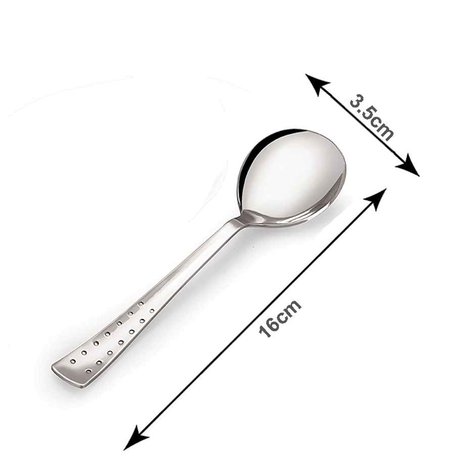 Petals 6Pcs Stainless Steel Dott 16 Cm Master Baby Soup Spoon