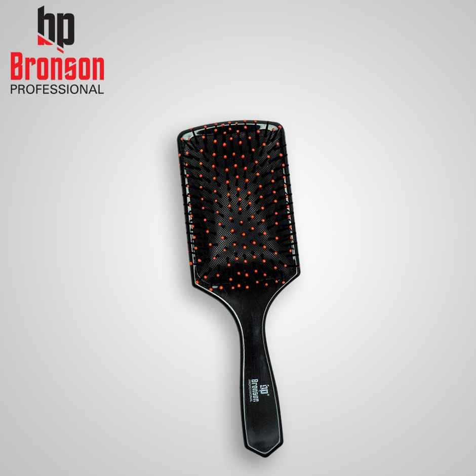 Bronson Professional Paddle Brush B-095 for Silky, Smooth & Tangle-Free Hair | Color May Vary
