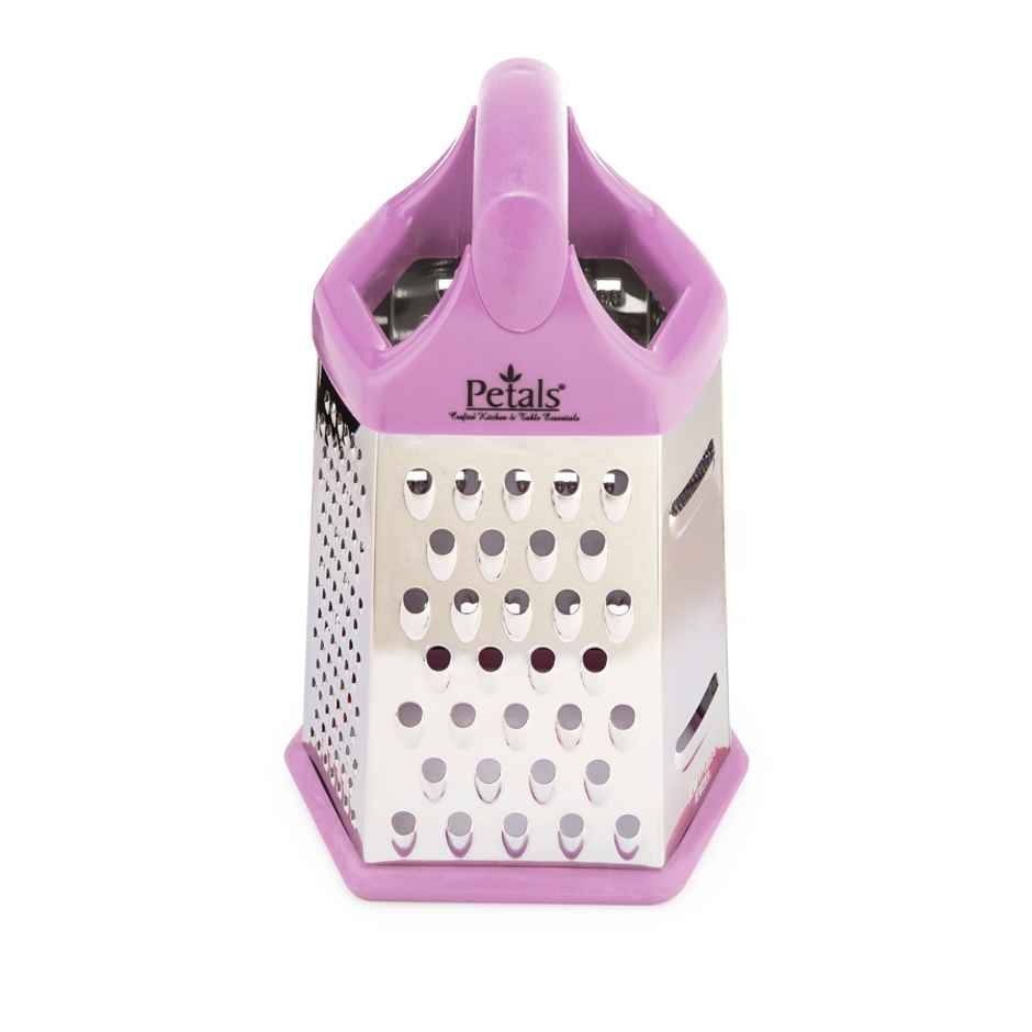 Petals 6 Sided Non Slip Hex Universal Kitchen Vegetable Grater Slicer | 20 cm