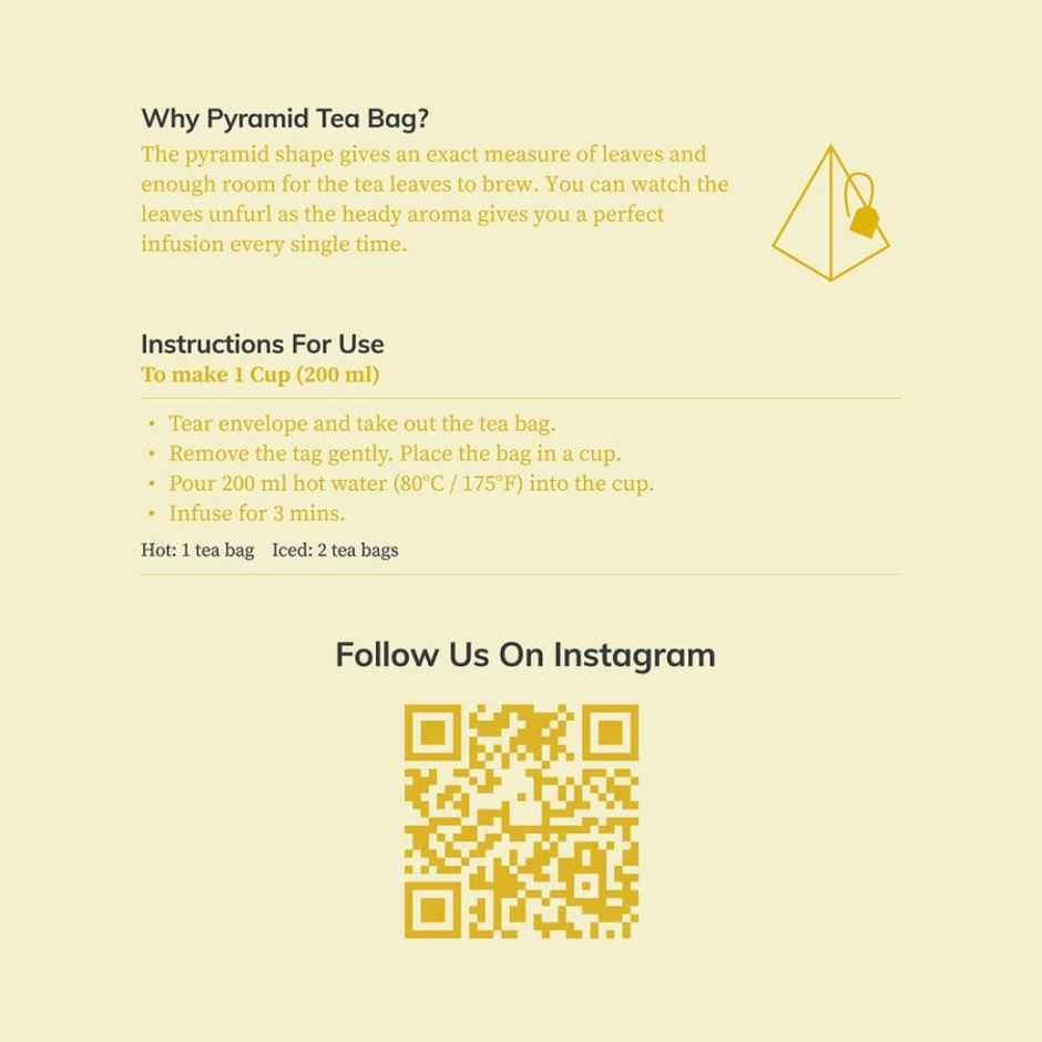 Tea Culture of The World Chamomile Green Tea Bags