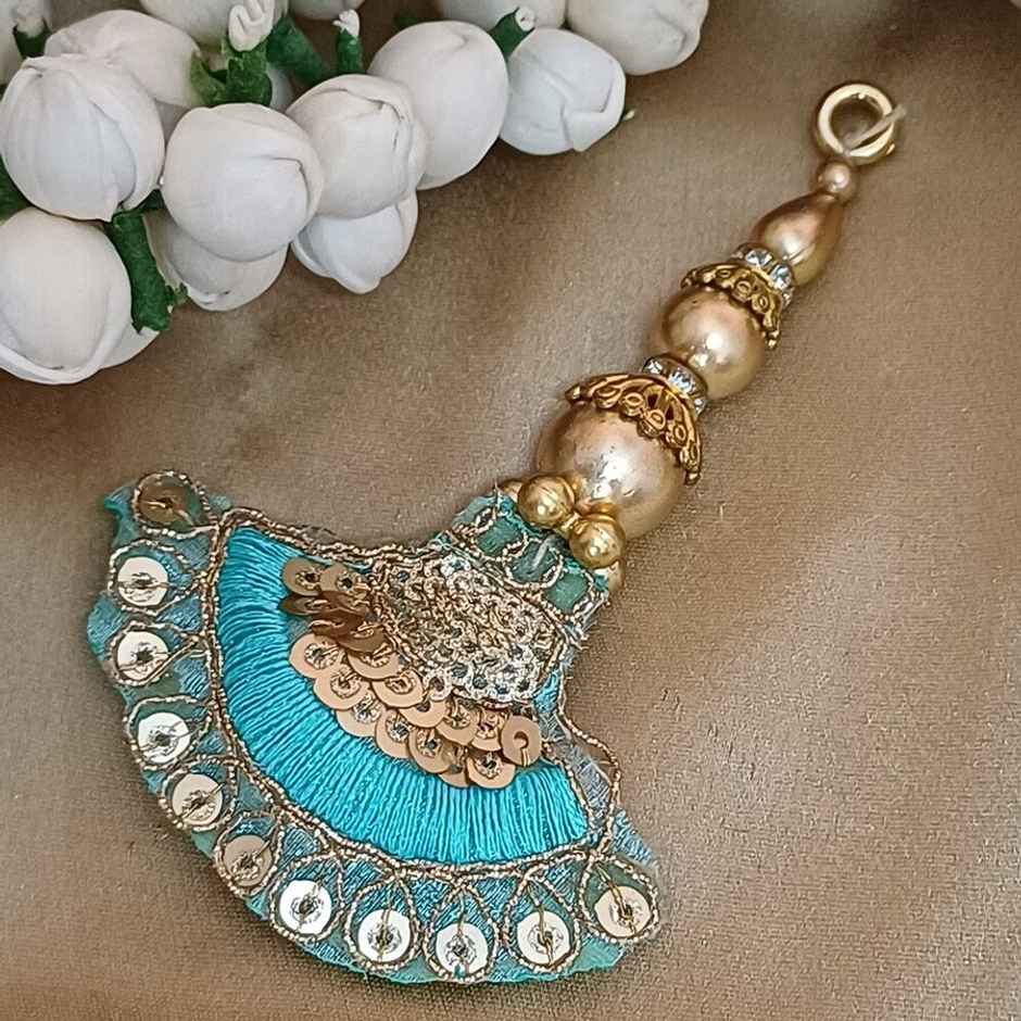 Gullak Tassel Sequin Lumba Rakhi - Shiny and Elegant