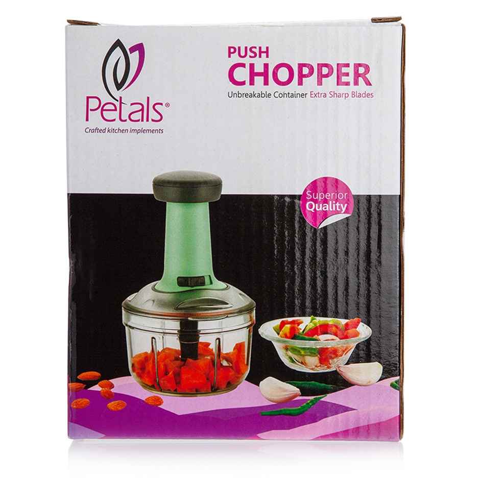 Petals Easy Push Onion Vegetable Chopper Cutter 650 ml