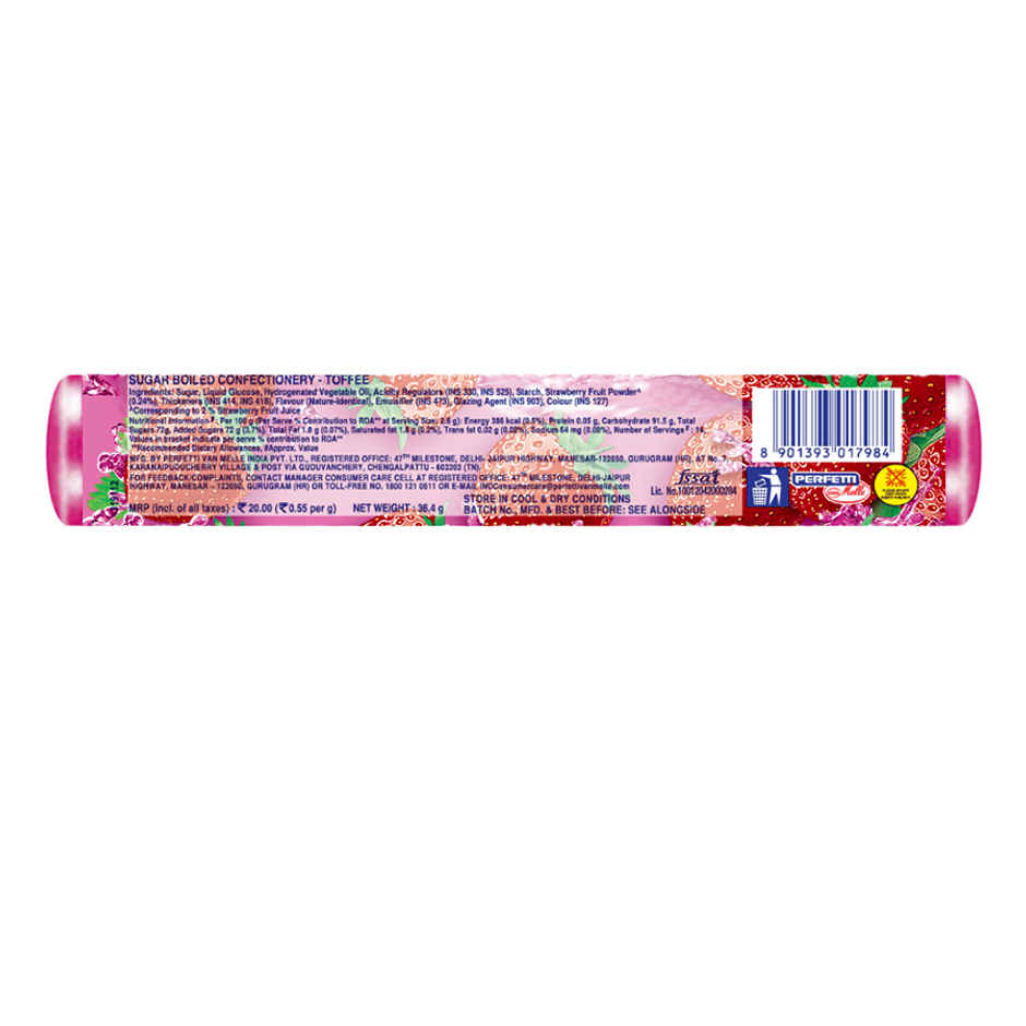 Mentos Chewy Candy Stick - Strawberry Flavour