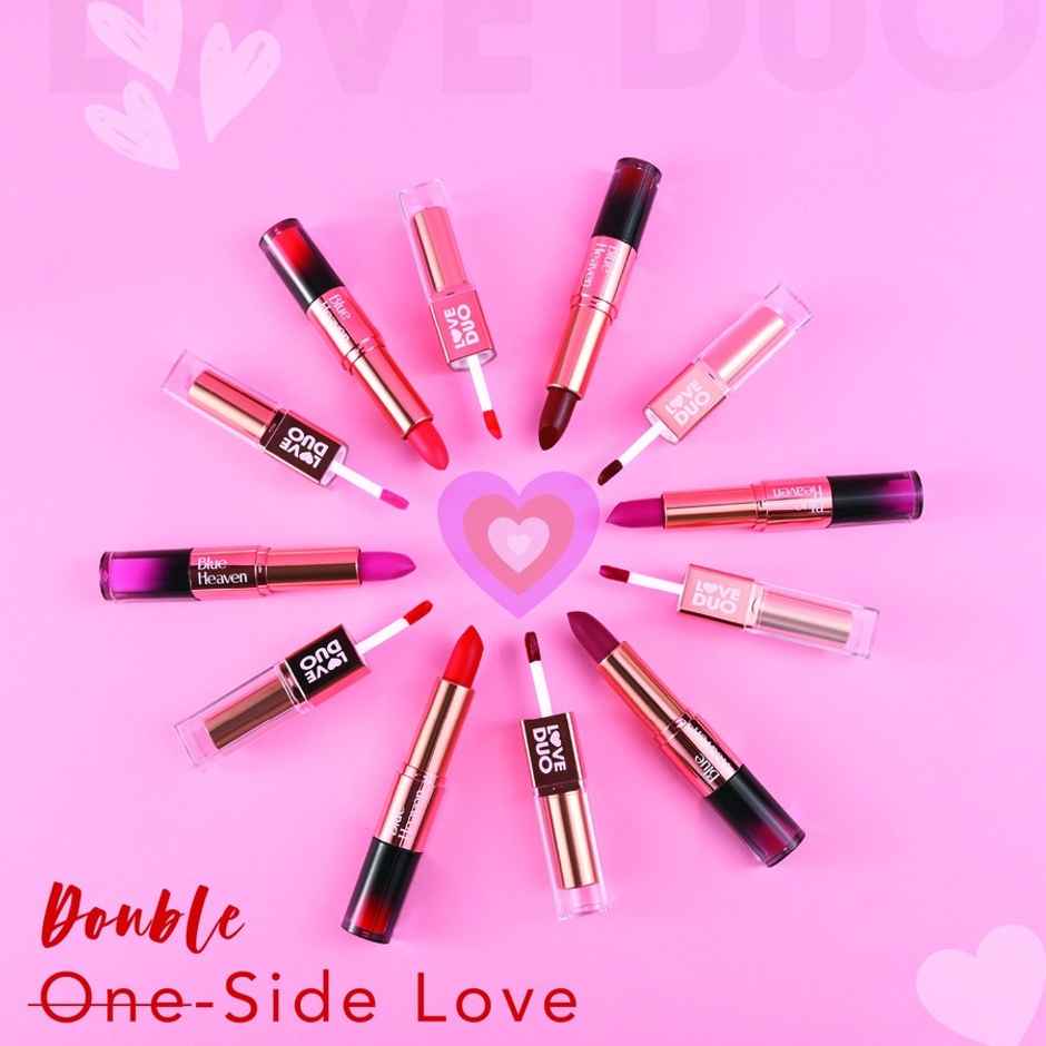 Blue Heaven Love Duo 2 in1 Dual Sided Lipstick for women - 11