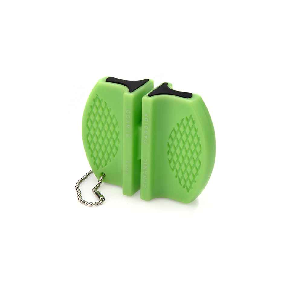 Petals Manual Knife Sharpener | Pocket Size | Comfortable Storage (Colour May Vary)