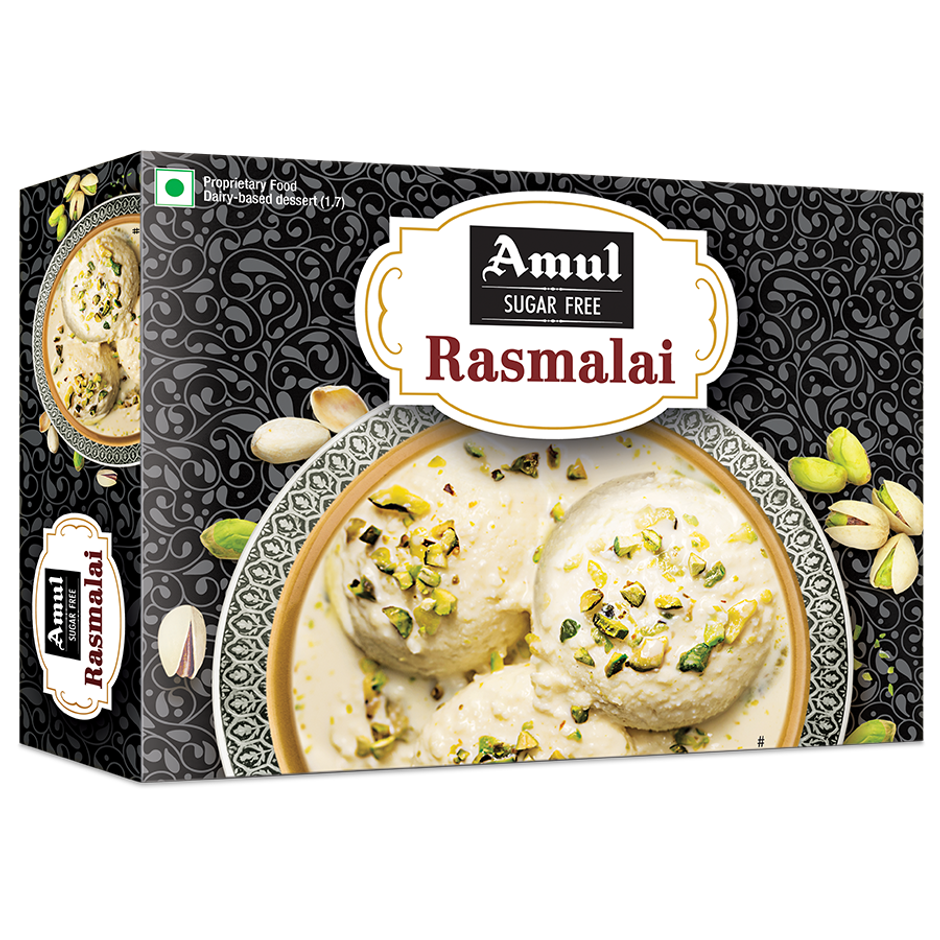 Amul Frozen Rasmalai Sugarfree