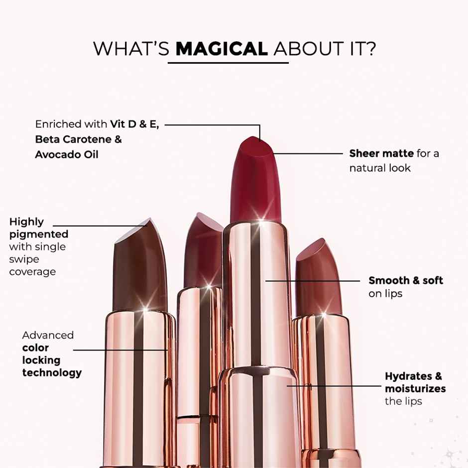 Colorbar Powerkiss Matte Lipstick - After Party