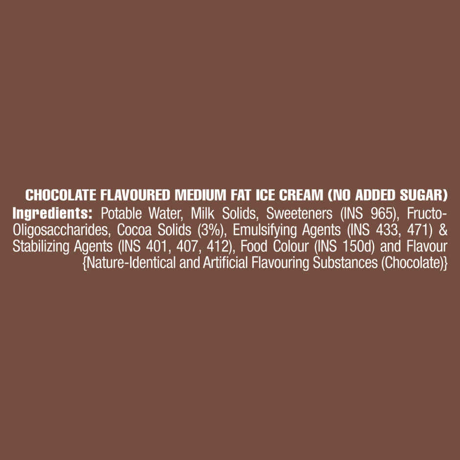 Cream Bell Sugarfree Chocolate Ice Cream Cup
