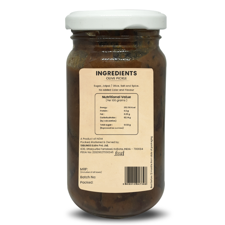Jolkhabar Jalpai Er Achar Olive Pickle Jalpai Ka Achar