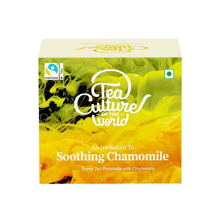 Tea Culture of The World Chamomile Green Tea Bags