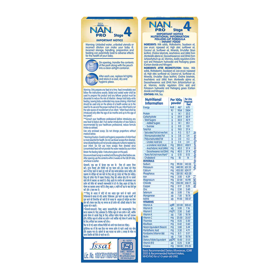 Nestle NAN PRO Stage 4 Follow-up Formula | 18 - 24 M