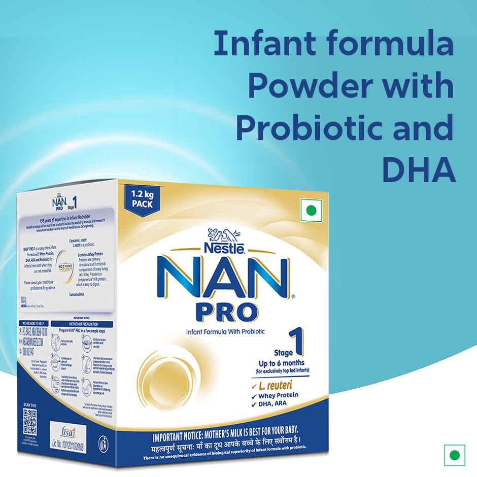 Nestle NAN PRO Stage 1 Infant Formula | 0 - 6 M