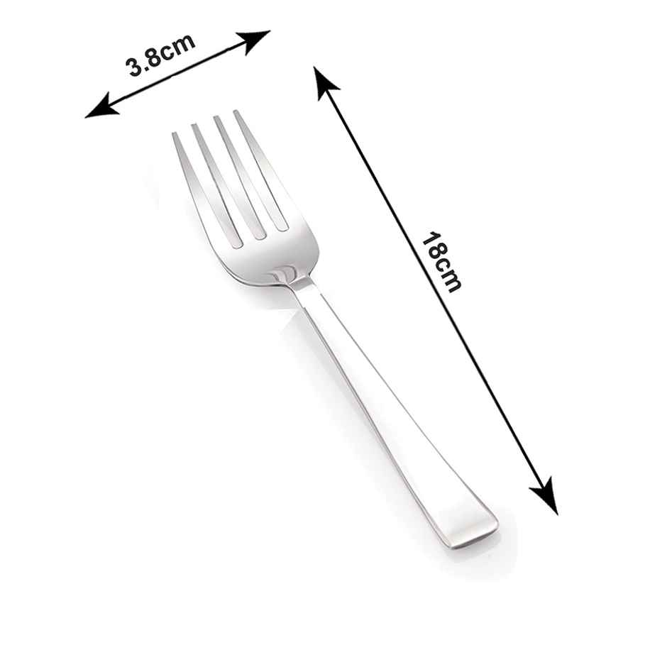 Petals 6 Pcs Stainless Impress 18 cm Dessert Fork Cutlery
