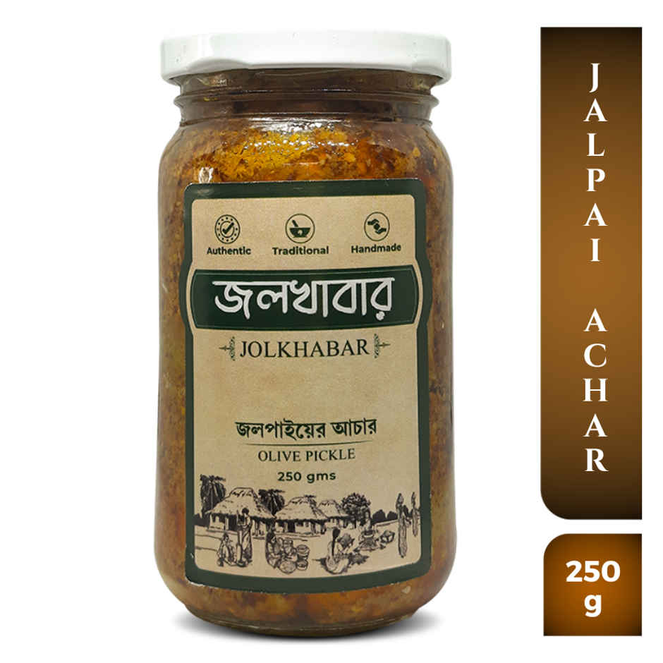 Jolkhabar Jalpai Er Achar Olive Pickle Jalpai Ka Achar