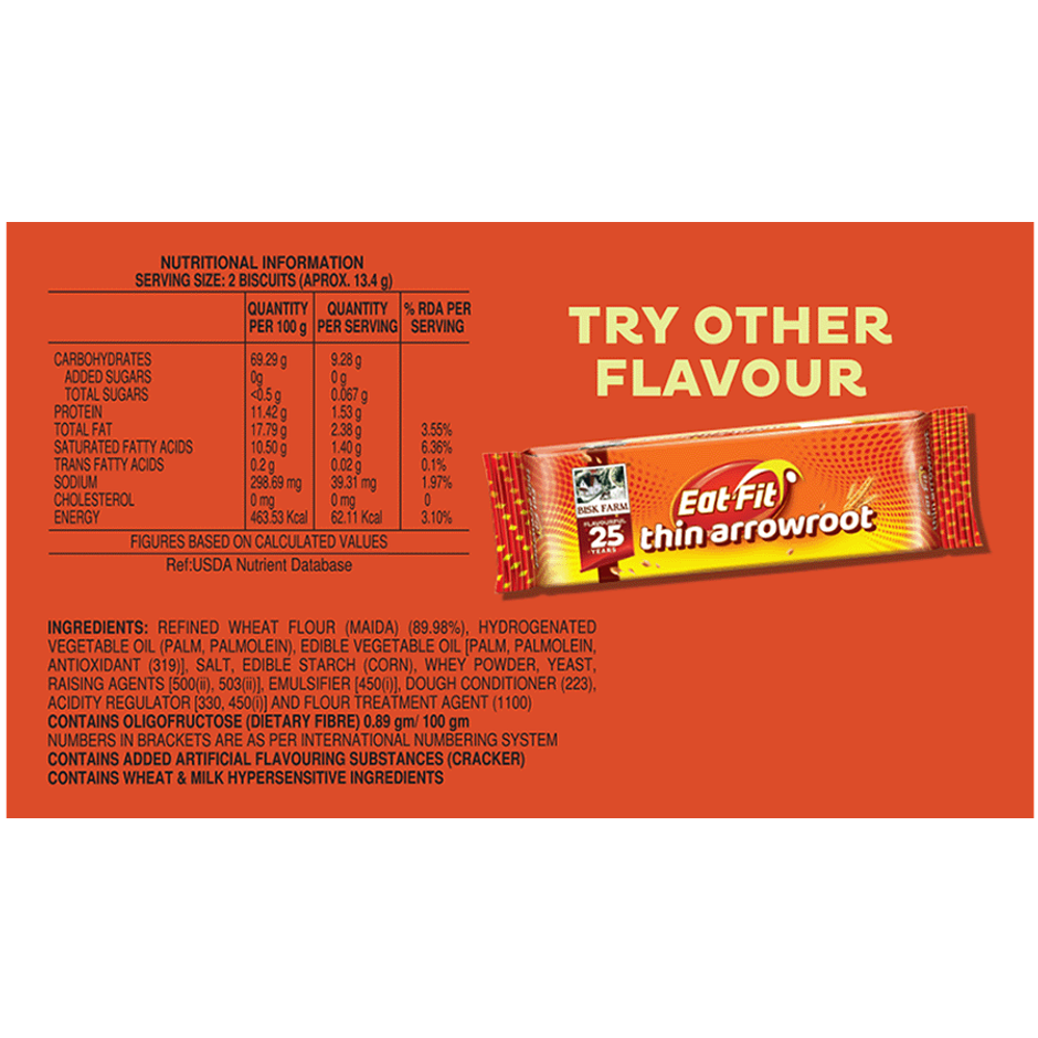 Biskfarm Eat-Fit Sugar Free Lite Cracker