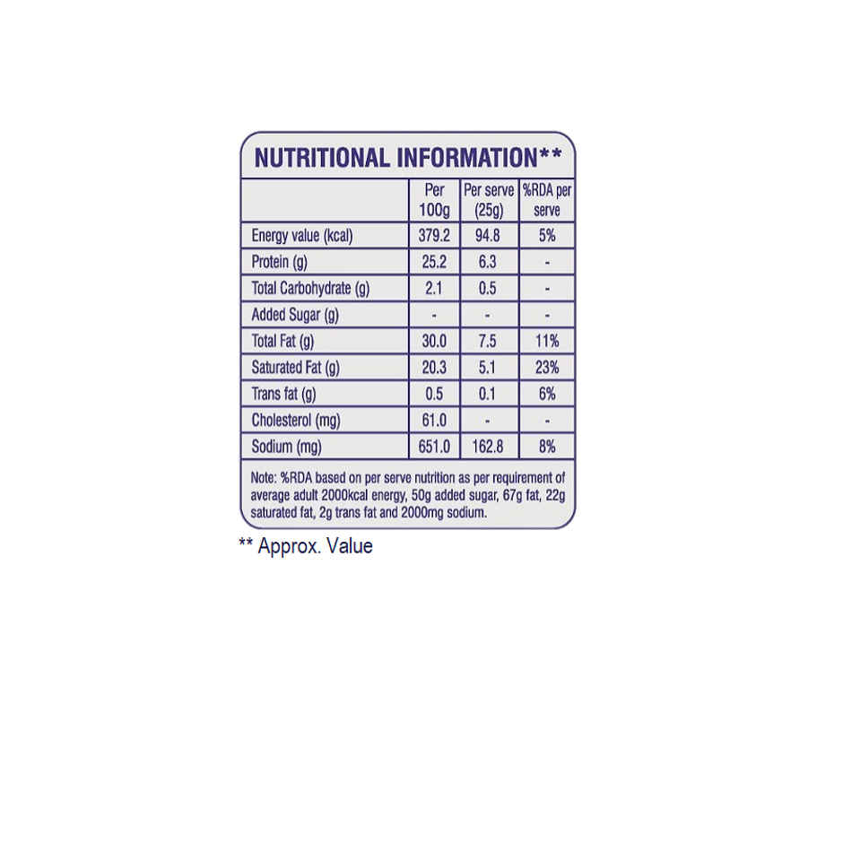 Nutoras Cheddar Cheese- Small Cubes