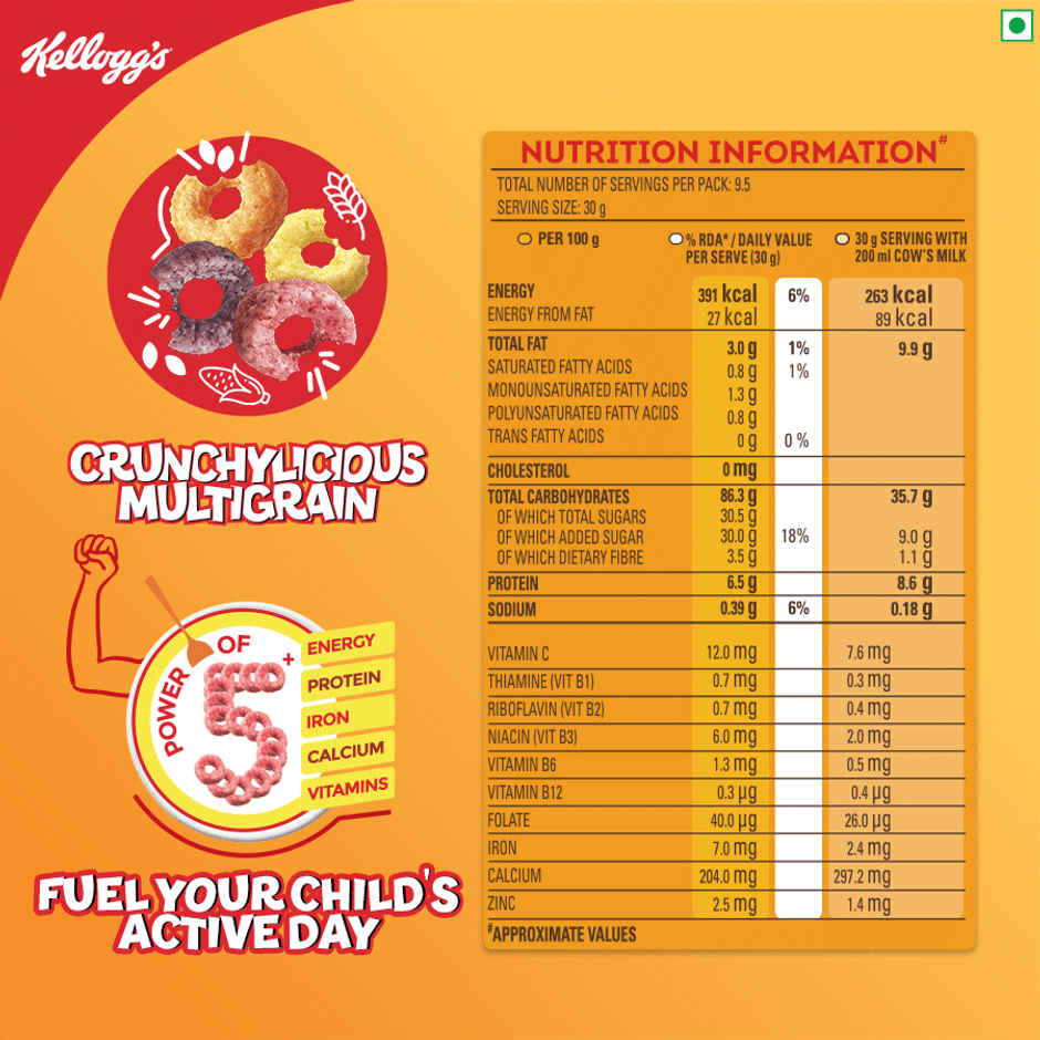 Kellogg's Froot Loops - Crunchy Multigrain Cereal