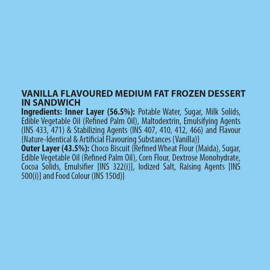 Cream Bell Vanilla Sandwich Combo