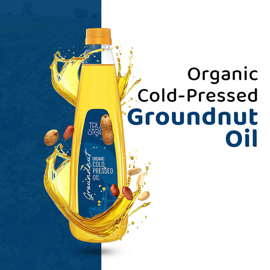 True Story Cold Pressed Organic Groundnut Oil