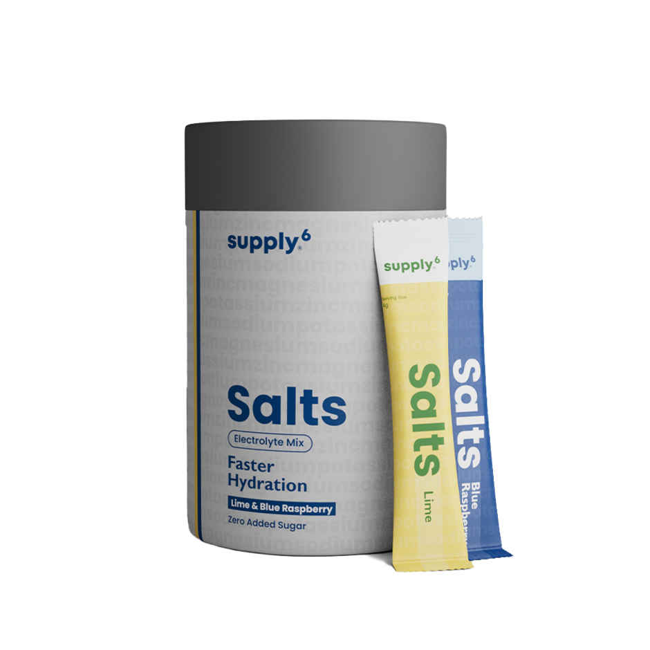 Supply6 Salts Lime & Blue Raspberry Electrolyte Mix