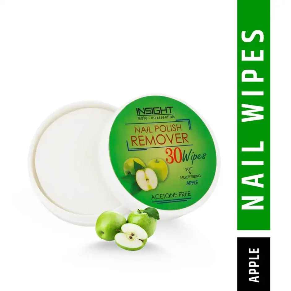 Insight Cosmetics Nail Polish Remover Wipes | Apple