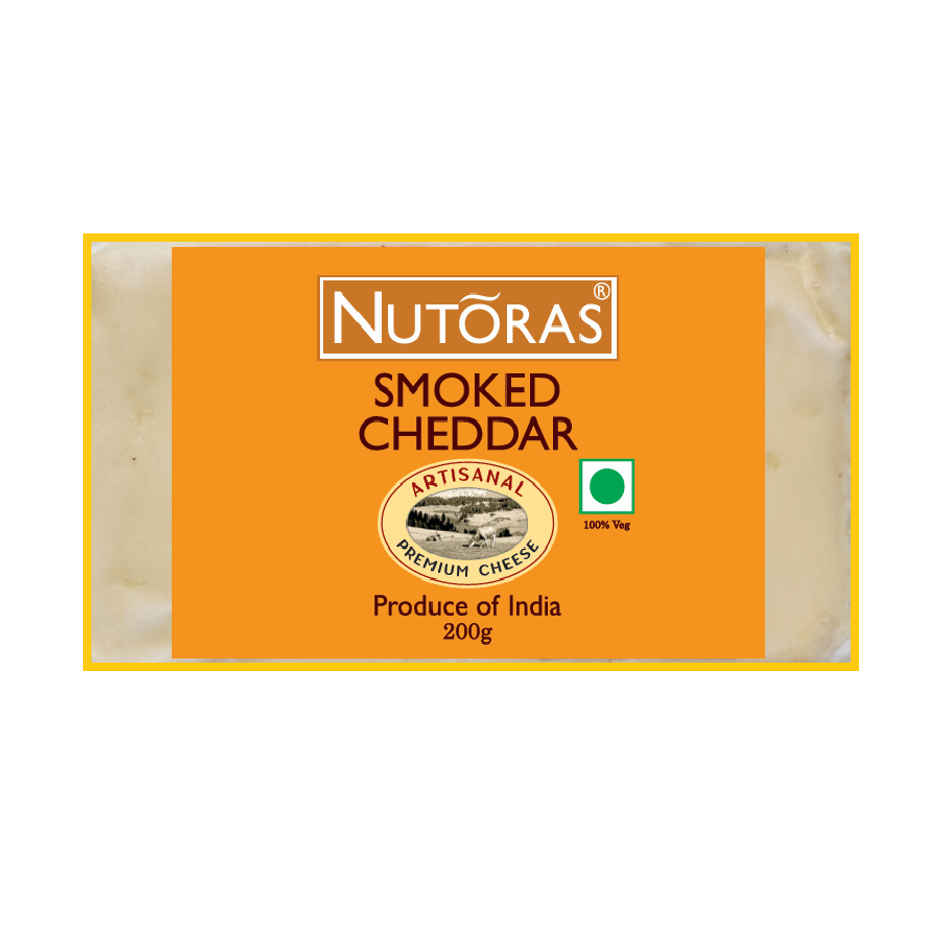 Nutoras Cheese Smoked Cheddar | Smoky, Sharp, Rich