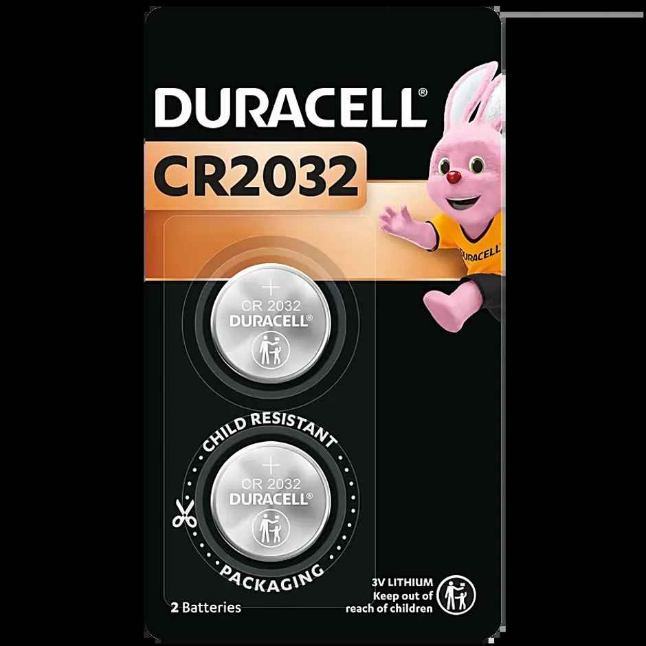 Duracell 3V Lithium Coin Battery|CR2032 |Pack of 2