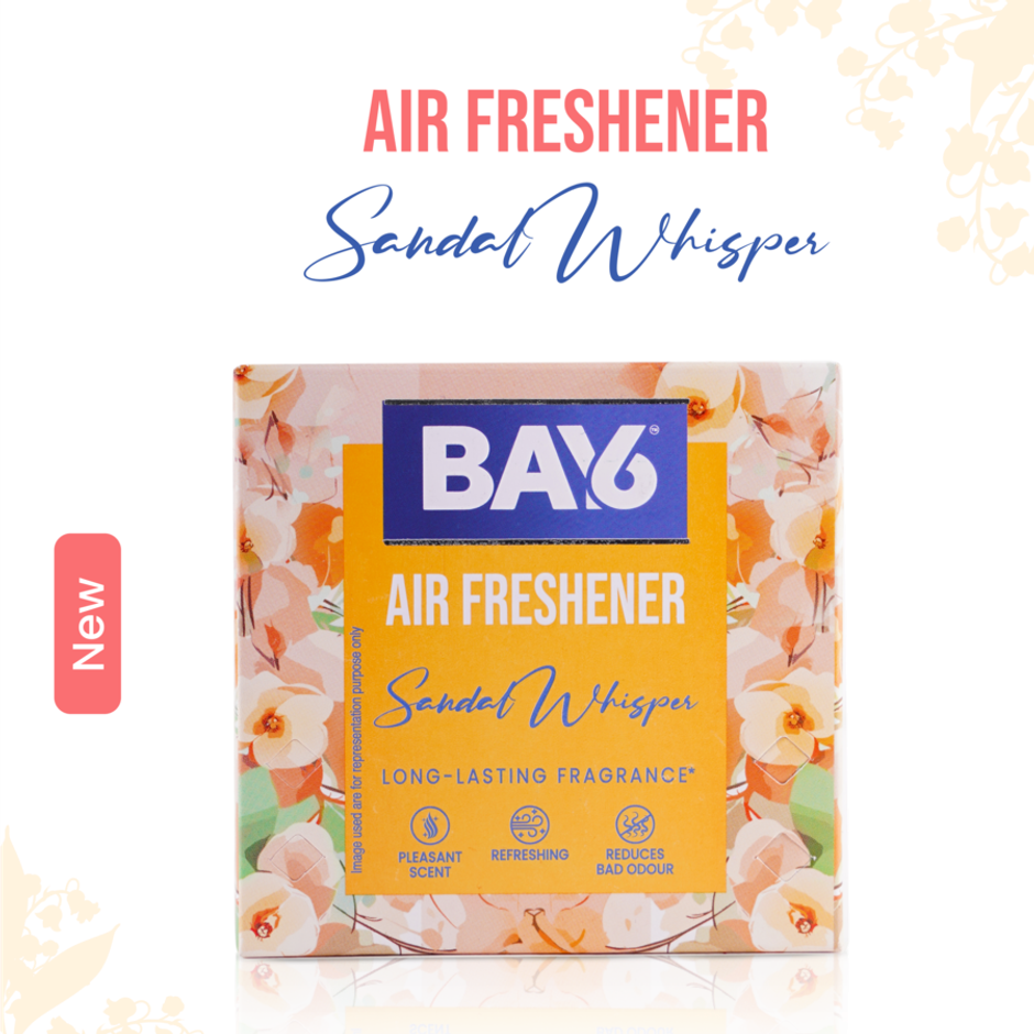 BAY6 Bathroom Air Freshener Blocks - Sandal - Long Lasting Fragrance