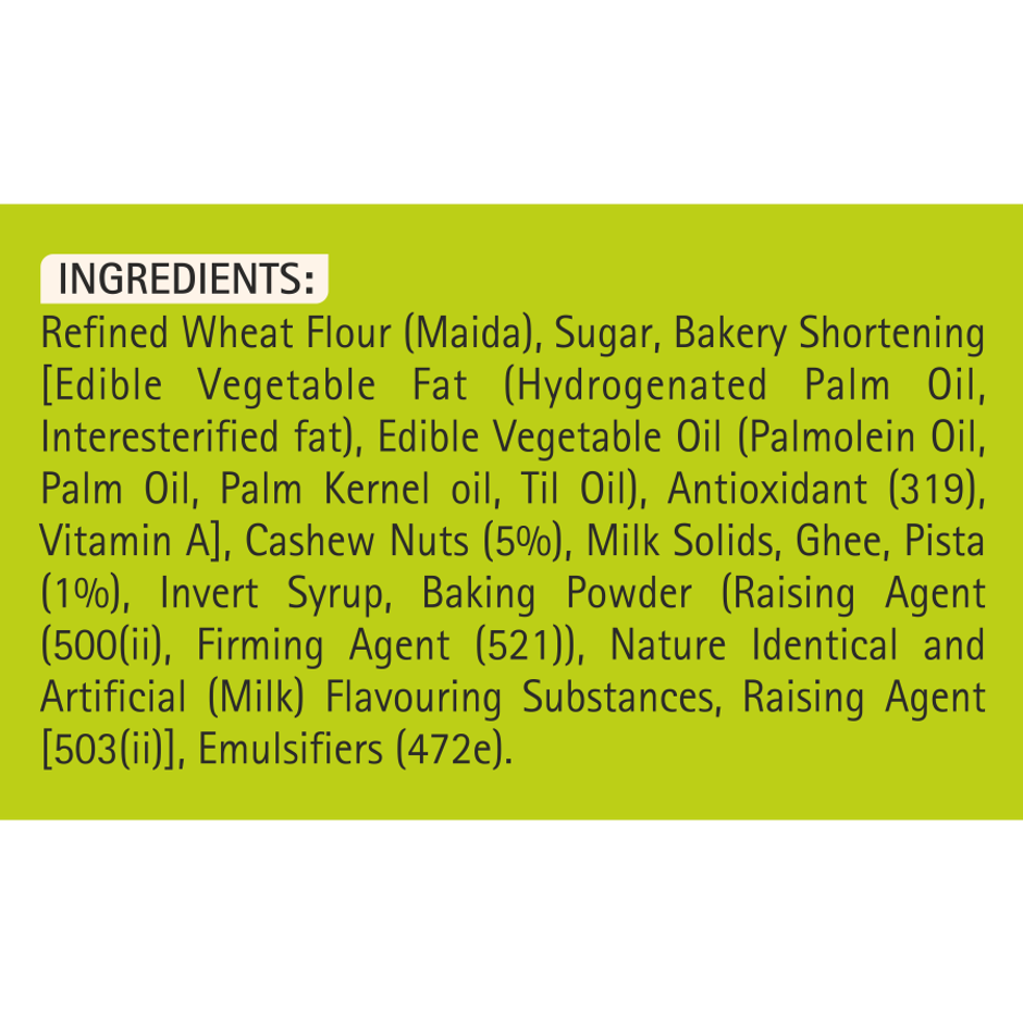 Mother Dairy Kaju Pista Cookies