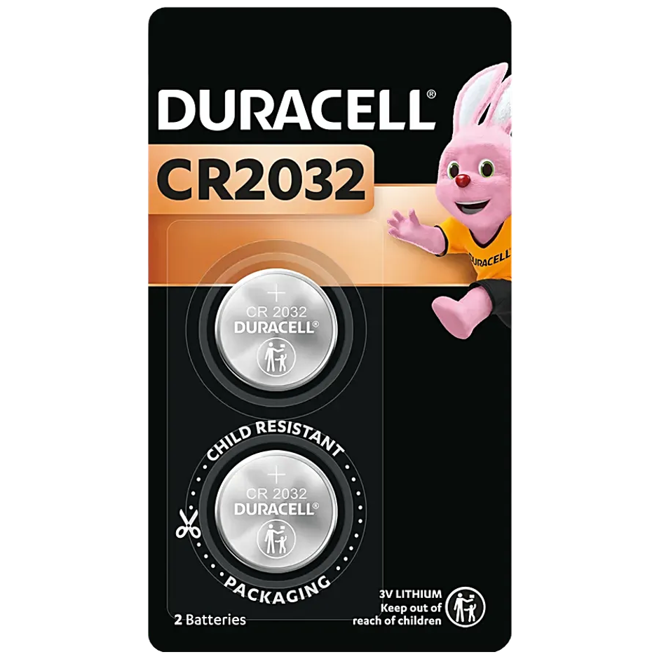 Duracell 3V Lithium Coin Battery|CR2032 |Pack of 2