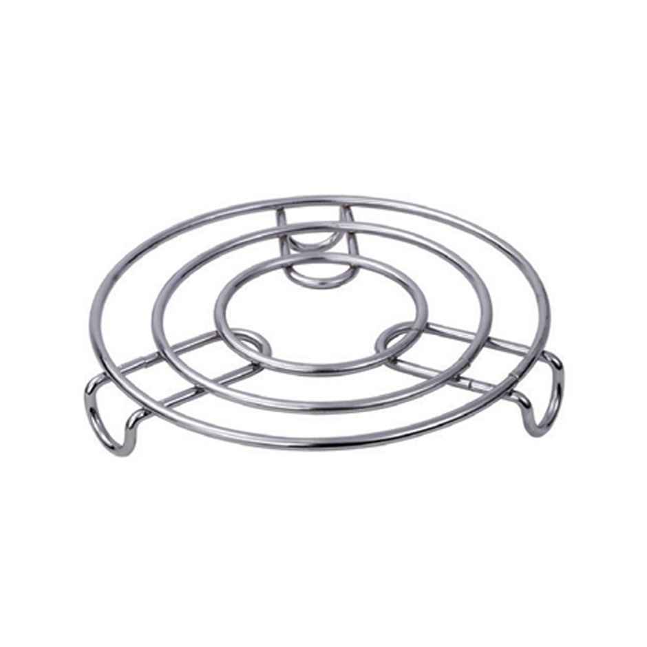 Petals Heavy Duty Round Trivet Table Ring Steaming Stand | 18 Cms