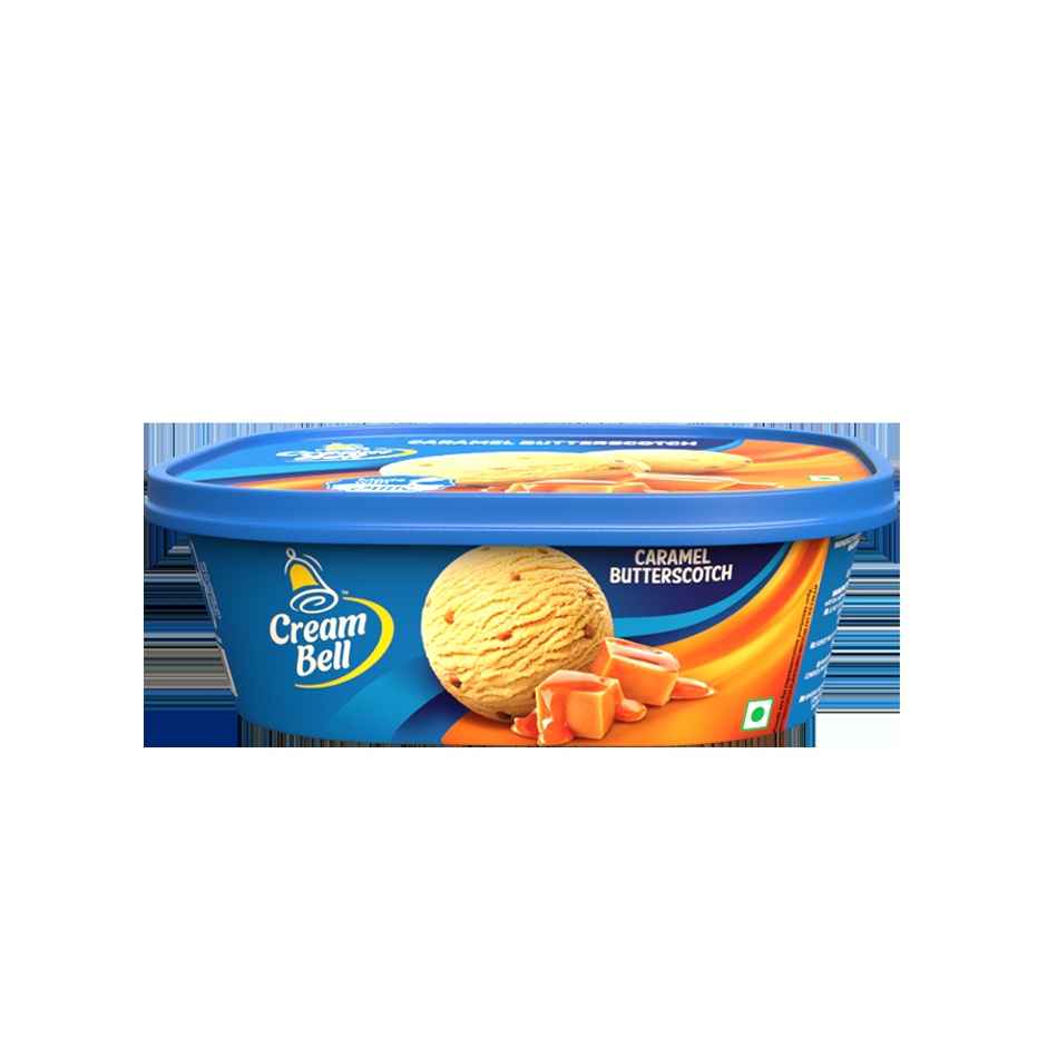 Cream Bell Caramel Butterscotch Ice Cream Tub