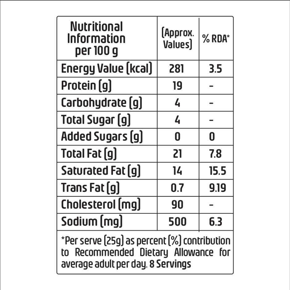Keventer Metro Malai Paneer