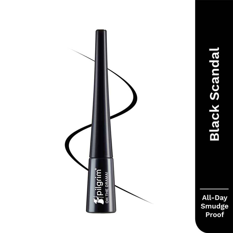 Pilgrim Oh The Drama! Intense Matte Eyeliner Smudge Proof & Water Resistant | Black Scandal 01