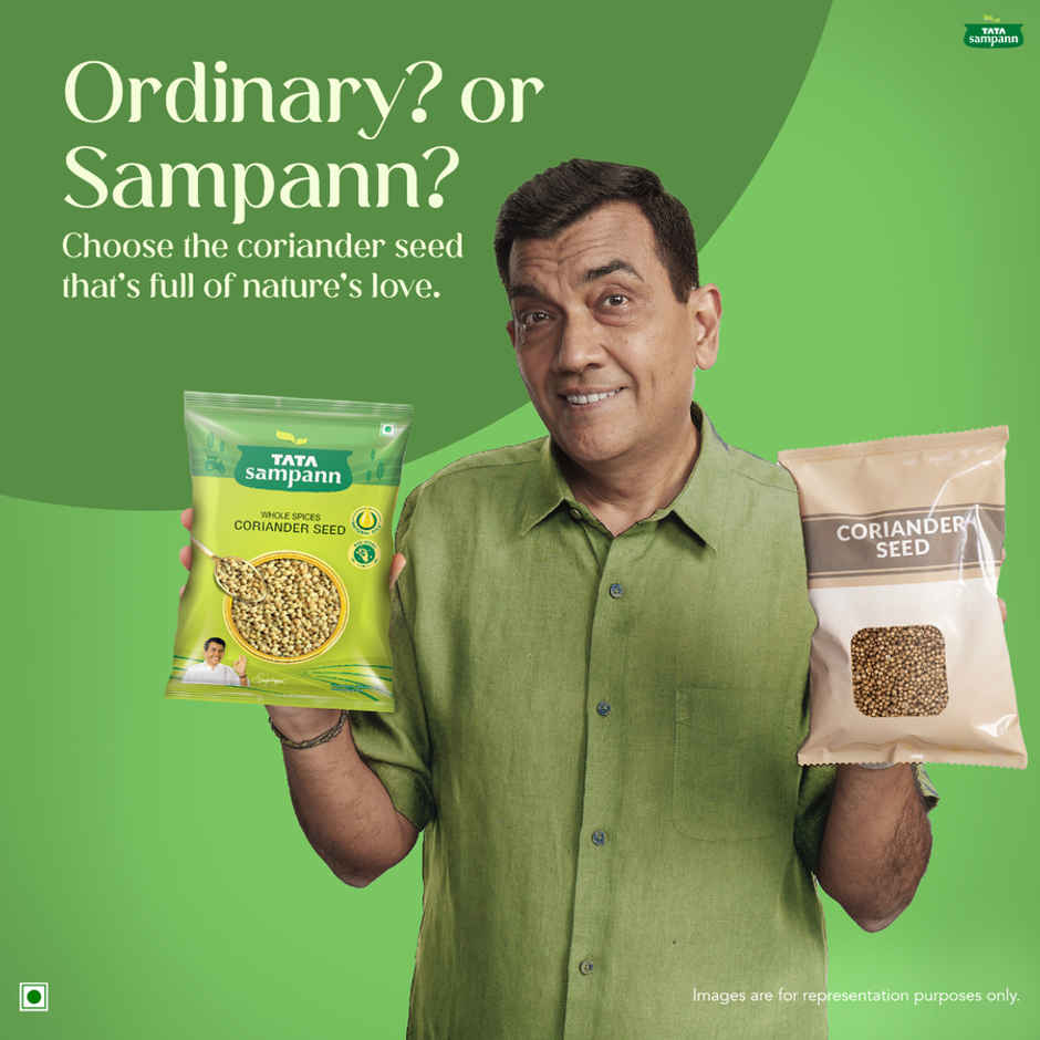 Tata Sampann Coriander Seed | Dhaniya | Whole Spices, Natural Oils with Rich Aroma