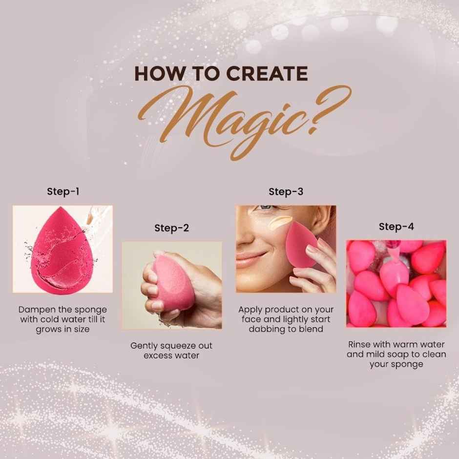 Colorbar Blend-Itude Beauty Blender - Pink