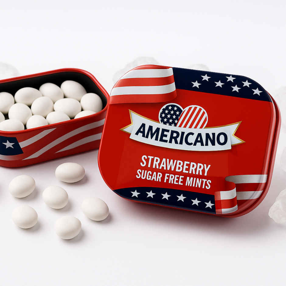 Americano Sugar Free Mint - Strawberry