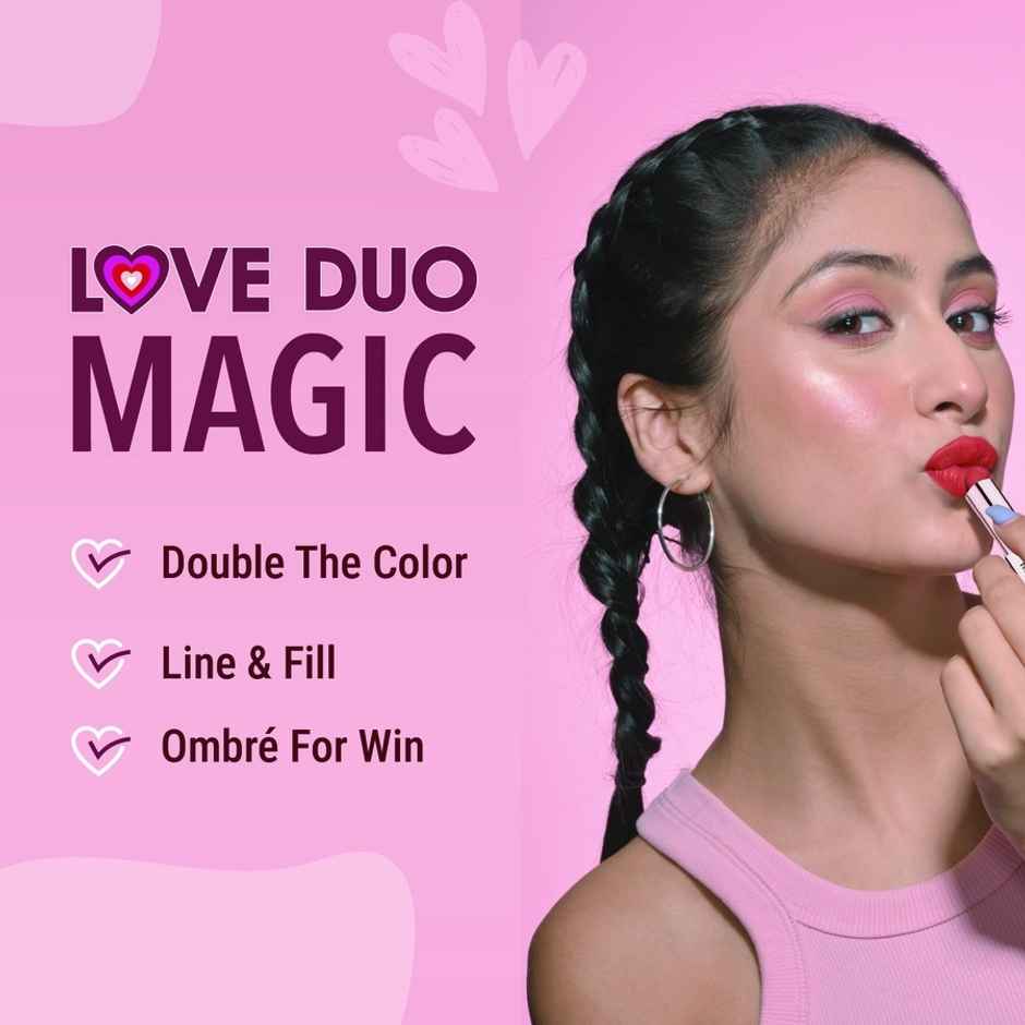 Blue Heaven Love Duo 2 in1 Dual Sided Lipstick for women - 11