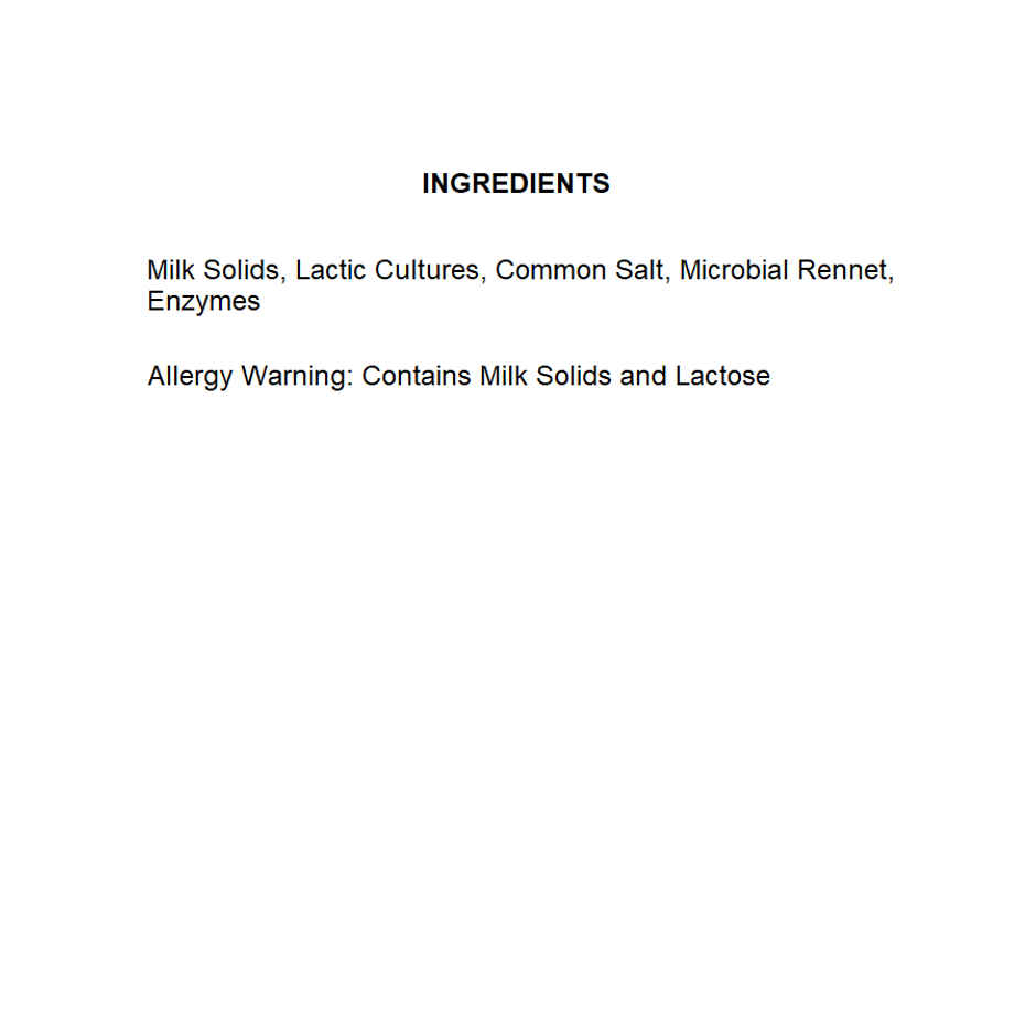 Nutoras Parmesan Cheese- Block