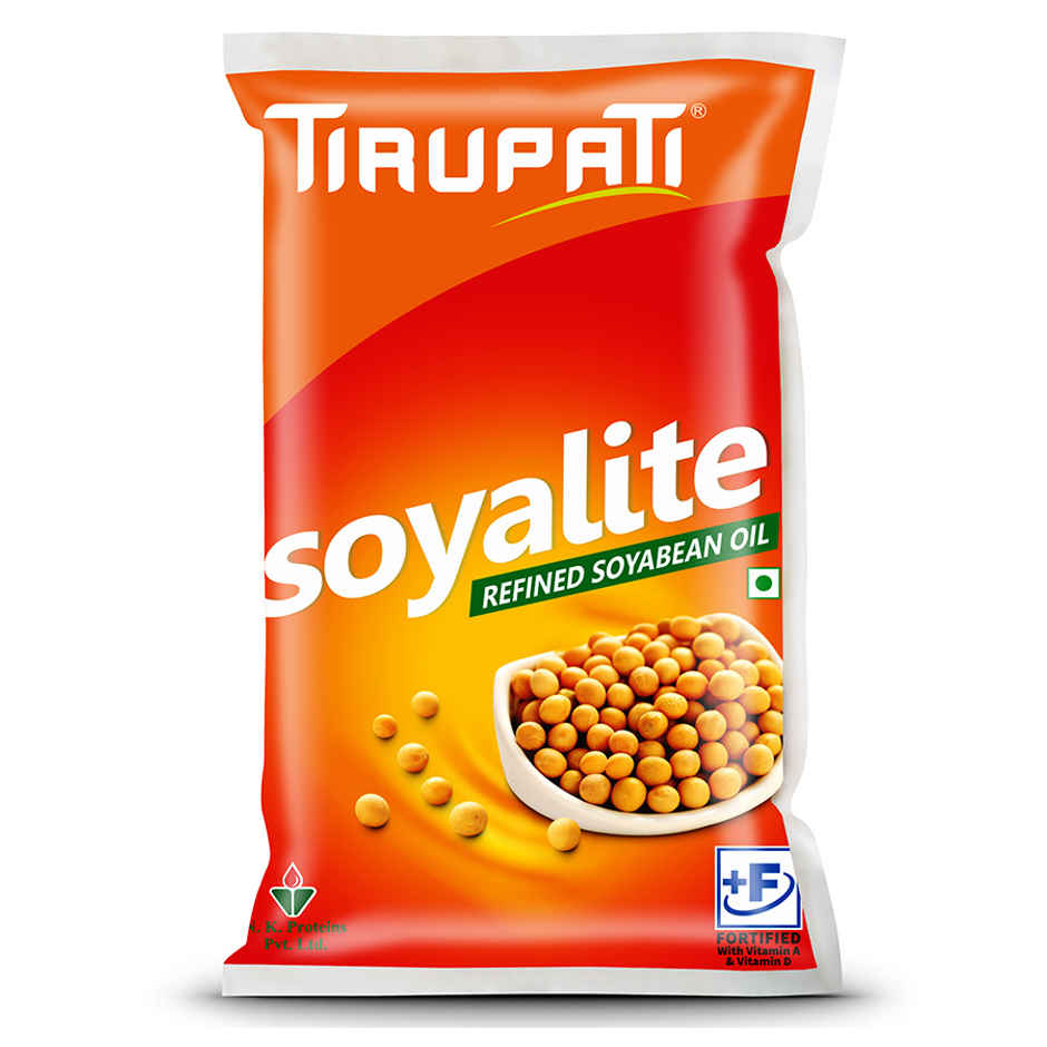 Tirupati Lite Refined Soyabean Oil | Pouch