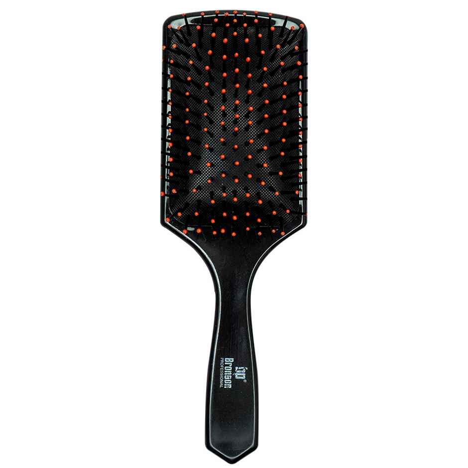 Bronson Professional Paddle Brush B-095 for Silky, Smooth & Tangle-Free Hair | Color May Vary