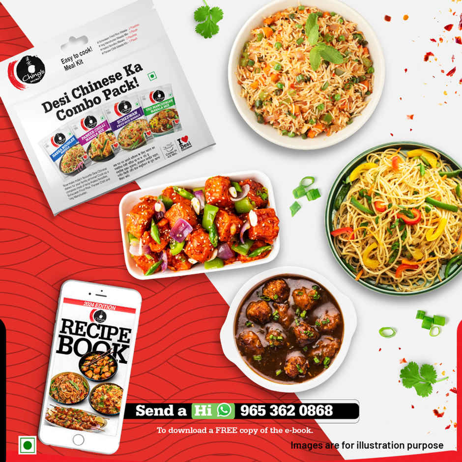 Ching's Secret Noodles Masala, Easy To Cook, Meal Kit, Cooks in 4 / 5 Mins