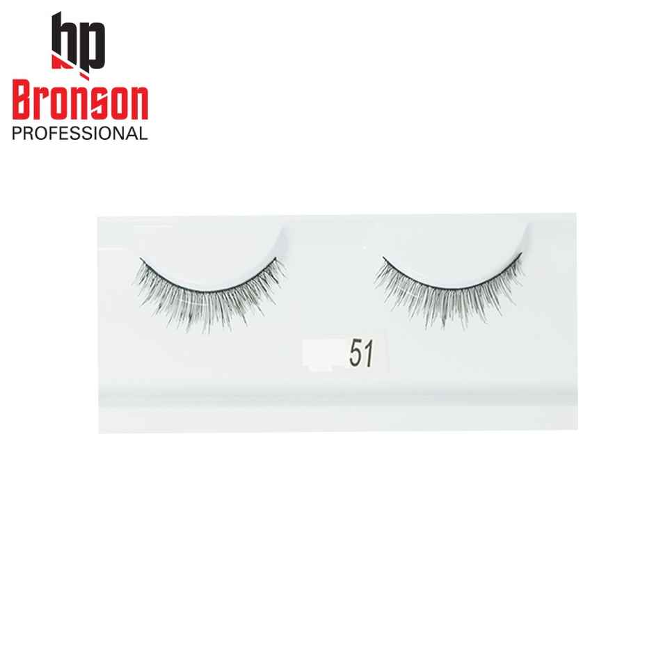 Bronson Professional Synthetic Hair and Lightweight Long Natural Look False Eyelashes - 51