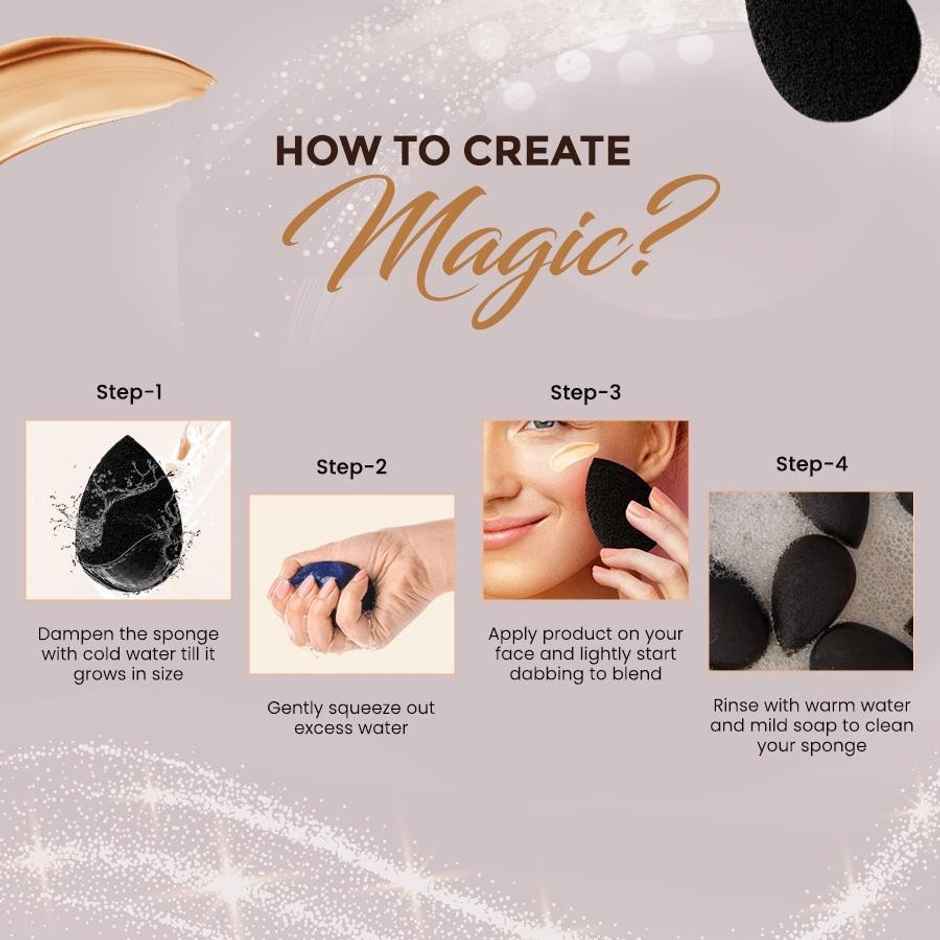 Colorbar Blend-Itude Beauty Blender - Black