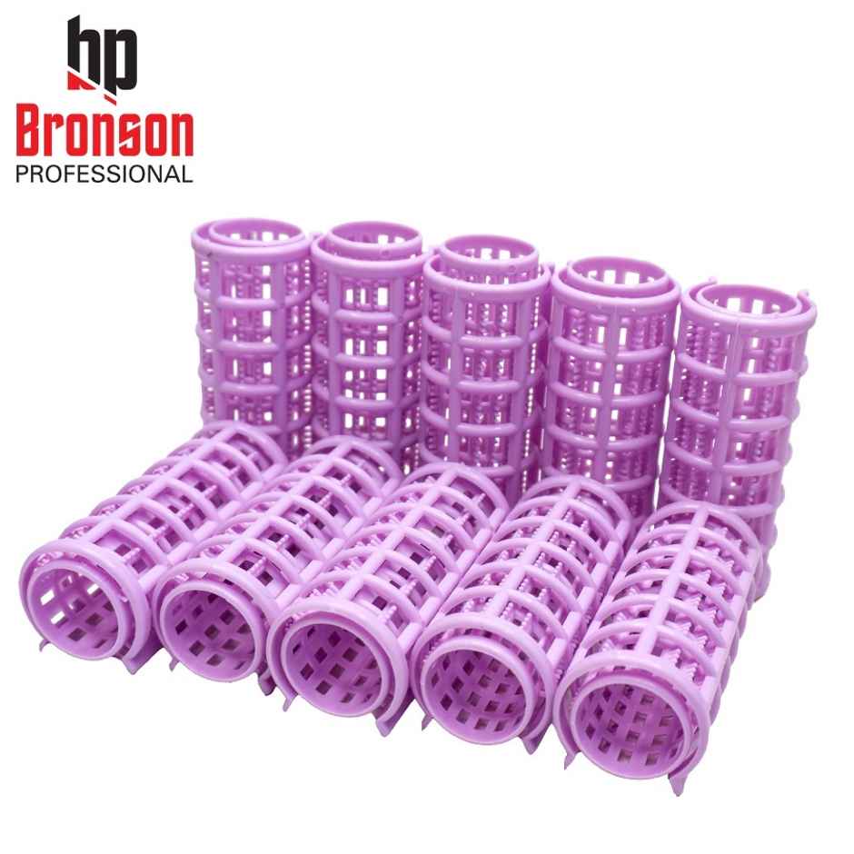 Bronson Professional Roller Curlers Clips For Women | 25mm | Multicolor
