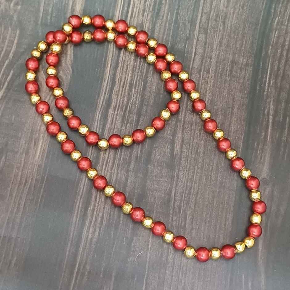 Kids Mala With Moti Work - 28 Cm