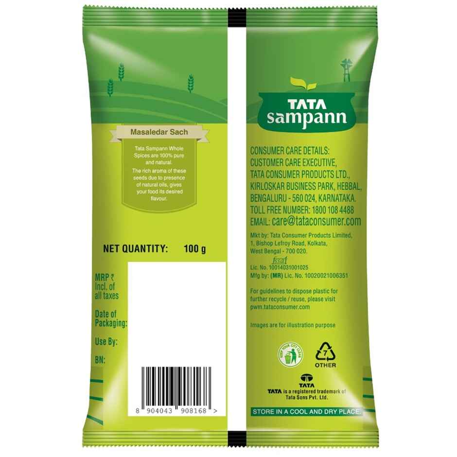 Tata Sampann Cumin Seed (Jeera) | Whole Spices, Natural Oils with Rich Aroma
